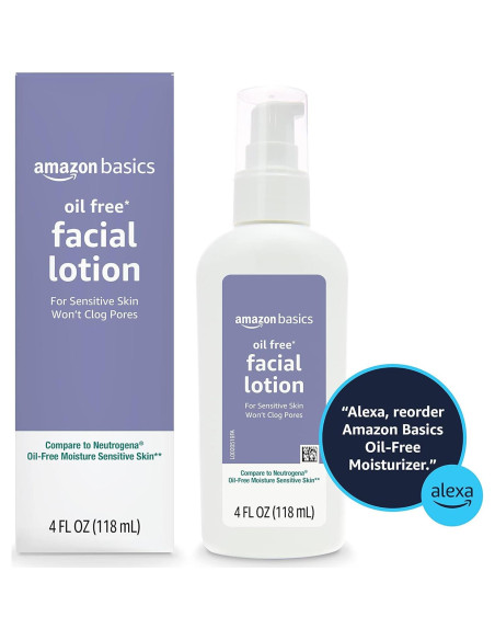 Hidratante Facial Sin Aceite Amazon Basics 118ml Piel Sensible Hidratante Facial Sin Aceite Amazon Basics 118ml Piel Sensible