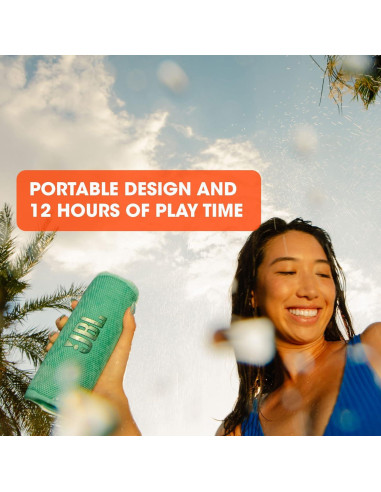 Altavoz Bluetooth JBL Flip 6 - Impermeable IP67, 12h Batería