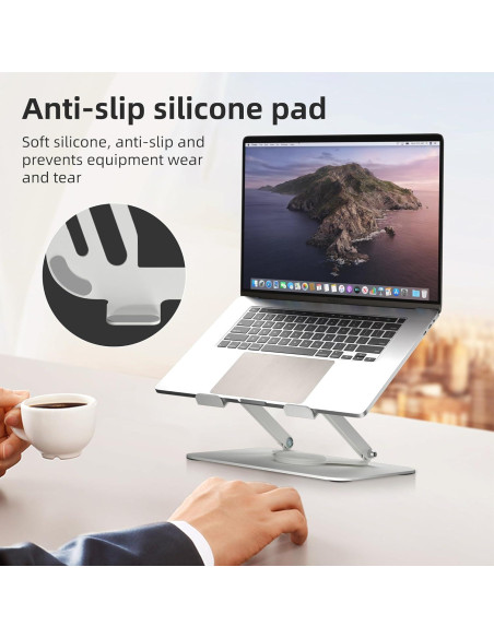 Soporte para Laptop Ajustable Suptek 11-17" Plegable 360 Soporte para Laptop Ajustable Suptek 11-17" Plegable 360