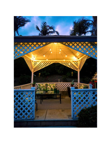 Luces de Cadena LED Solares Brightech 15 Bombillas 48 Pies