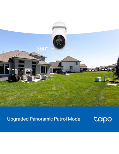 Cámara de Seguridad Tapo C560WS 4K 8MP con Pan/Tilt y IA