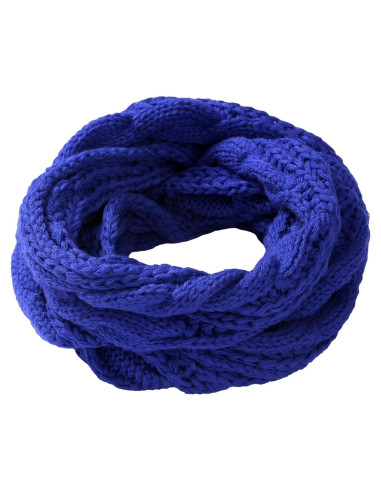 Bufanda Infinita de Invierno para Mujeres - Azul Cálida y Suave