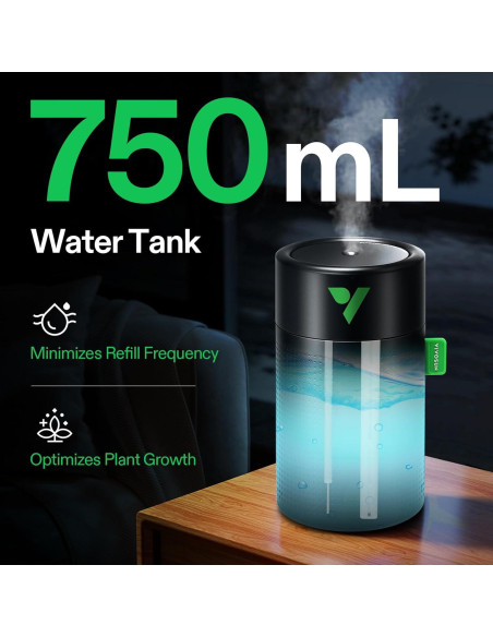 Humidificador USB VIVOSUN U075 750ml con Control Remoto Humidificador USB VIVOSUN U075 750ml con Control Remoto