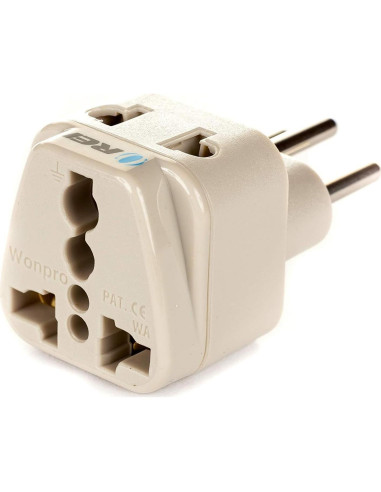 Adaptador de Enchufe Tipo J Orei para Suiza - Universal 2 en 1