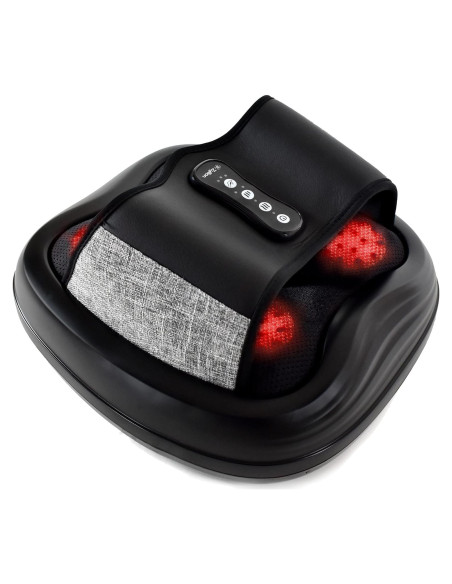 Masajeador de pies Zyllion Shiatsu ZMA-31 con calor - Alivio para fascitis plantar Masajeador de pies Zyllion Shiatsu ZMA-31 con calor - Alivio para fascitis plantar