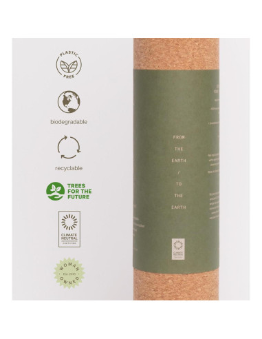 Estera de Yoga de Corcho ANANDAY + 2 Bloques Antideslizantes