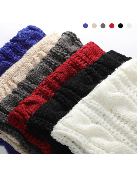 Bufanda Infinita de Invierno para Mujeres - Azul Cálida y Suave Bufanda Infinita de Invierno para Mujeres - Azul Cálida y Suave