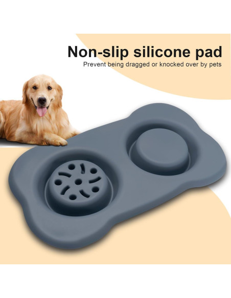 Cuenco Antideslizante para Perros y Gatos ALTANIM M Gris Cuenco Antideslizante para Perros y Gatos ALTANIM M Gris