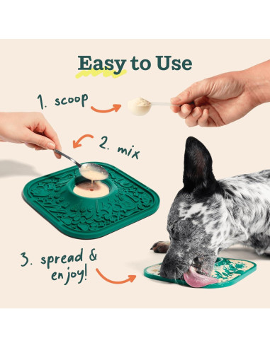 Woof LickMat y LickMix - Alfombrilla de lamido para perros