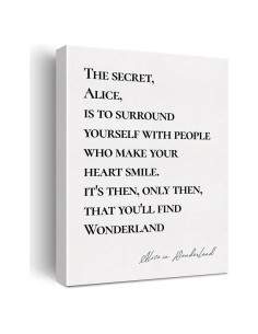 Arte de Pared en Lienzo Cita Inspiradora 30x38 cm JerLoe