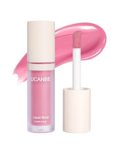 Rubor Líquido UCANBE 01 Rosa - Larga Duración, Alta Pigmentación