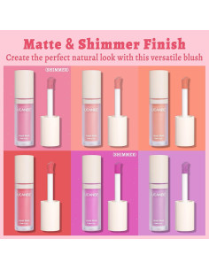 Rubor Líquido UCANBE 01 Rosa - Larga Duración, Alta Pigmentación 2