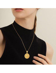 Collar Zodiacal GoldChic Virgo 18K Oro Ajustable 50.8 cm 2