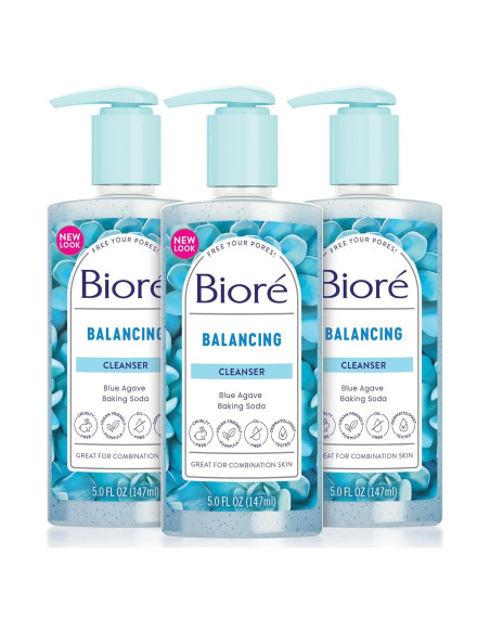 Limpiador Facial Equilibrante Bioré 191g - Piel Mixta, Vegano Limpiador Facial Equilibrante Bioré 191g - Piel Mixta, Vegano