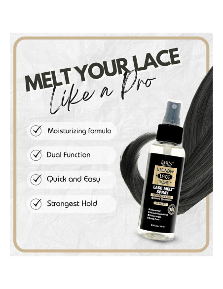 Spray Fijador EBIN NEW YORK Wonder Lace Bond 100ml - Sujeción Firme Spray Fijador EBIN NEW YORK Wonder Lace Bond 100ml - Sujeción Firme