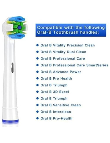Cabezas de cepillo de repuesto Oral B Schallcare - 12 unidades