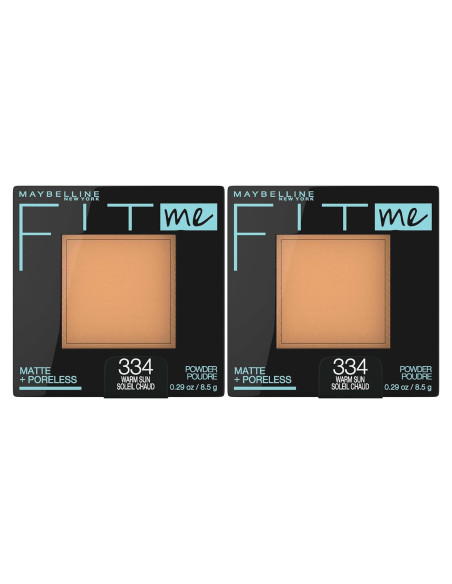 Polvo Maquillaje Maybelline Fit Me Mate 334 Sol Cálido 7.9g Polvo Maquillaje Maybelline Fit Me Mate 334 Sol Cálido 7.9g