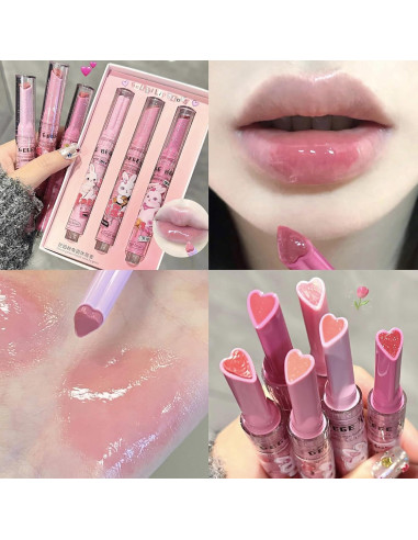 Set de lápiz labial hidratante KTouler 6 colores con caja regalo