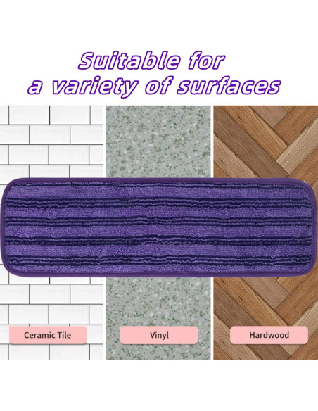 Paños de Mopa Reutilizables ITidyHome para Swiffer PowerMop - 8 Unidades Paños de Mopa Reutilizables ITidyHome para Swiffer PowerMop - 8 Unidades