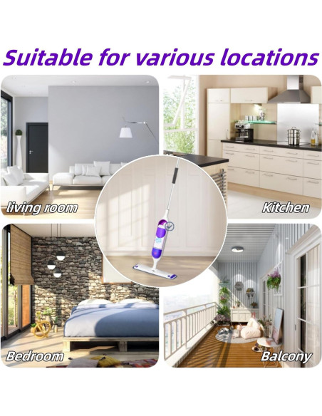 Paños de Mopa Reutilizables ITidyHome para Swiffer PowerMop - 8 Unidades Paños de Mopa Reutilizables ITidyHome para Swiffer PowerMop - 8 Unidades