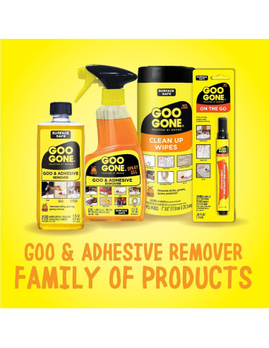 Goo Gone Removedor de Adhesivos Spray Gel 354 ml - 6 Paquetes