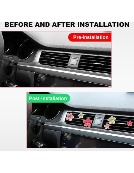 6 Clips de Ventilación para Ambientadores de Auto DXNQ Flor 6 Clips de Ventilación para Ambientadores de Auto DXNQ Flor
