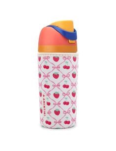 Funda Neopreno Amintiri para Owala Kids 16oz Cereza y Fresa