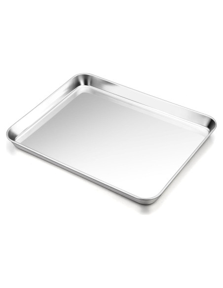Bandeja para Hornear Galletas P&P CHEF 40.6x30.5cm Acero Inoxidable Bandeja para Hornear Galletas P&P CHEF 40.6x30.5cm Acero Inoxidable