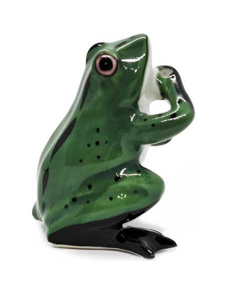 Soporte de Incienso Rana Cerámica Verde Oscuro 5.08 cm Soporte de Incienso Rana Cerámica Verde Oscuro 5.08 cm