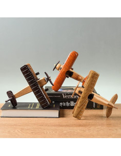 Modelo de Aeronave de Madera Retro Surakey 32.9x32.0 cm 2