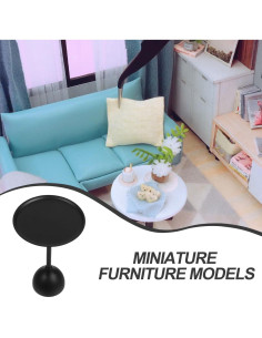 Mesa de Té Miniatura TOYANDONA para Casa de Muñecas 1:12 2