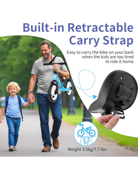 Bicicleta de Equilibrio BELEEV C3 para Niños 2-6 Años 12" Bicicleta de Equilibrio BELEEV C3 para Niños 2-6 Años 12"