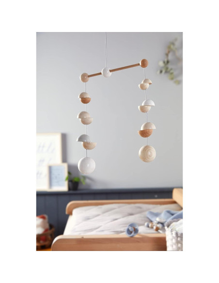 Móvil para Bebés HABA de Madera Natural - 25.4x20.3 cm Móvil para Bebés HABA de Madera Natural - 25.4x20.3 cm