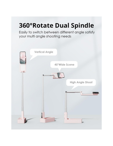 Soporte para Teléfono SupeDesk SD-PST001 con Luz LED 360 Soporte para Teléfono SupeDesk SD-PST001 con Luz LED 360