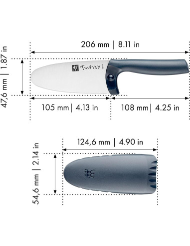 Cuchillo de Chef para Niños ZWILLING Twinny Azul 20.6 cm
