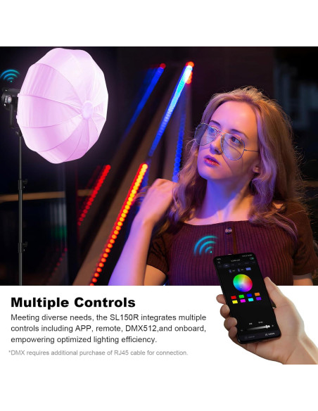 Luz de Video LED RGB Godox SL150R 165W Bowens 5600K Luz de Video LED RGB Godox SL150R 165W Bowens 5600K