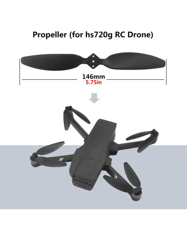 Hélices para Cuadcóptero RC MOONZON HS720G HS720R 8PCS