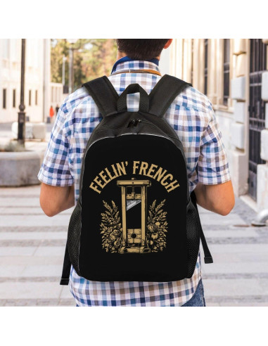 Mochila Vintage Unisex Impermeable para Laptop 14L - Genérico