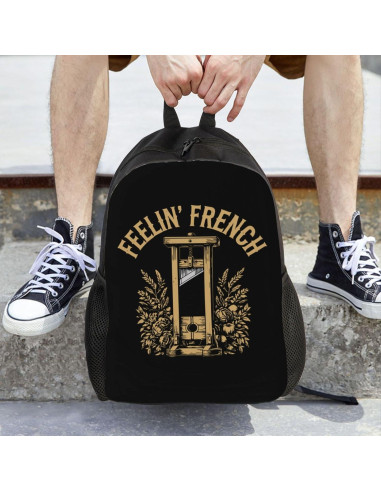 Mochila Vintage Unisex Impermeable para Laptop 14L - Genérico