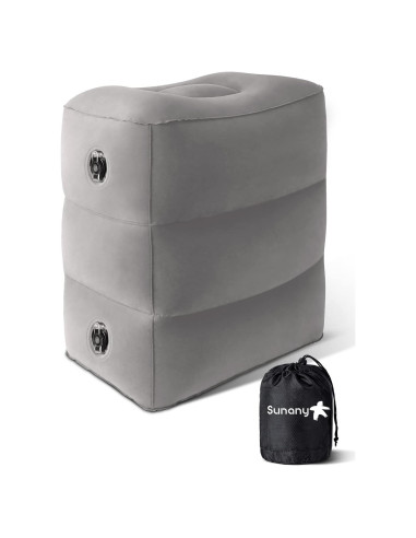 Cojín Inflable de Viaje Sunany para Descanso de Pies - Ajustable