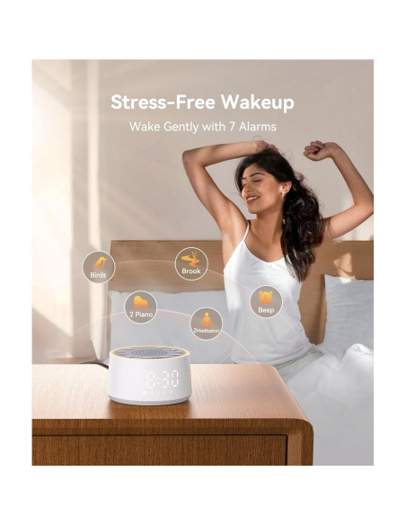 Máquina de Sonido Dreamegg D1 Nova con Luz Nocturna 10 Colores Máquina de Sonido Dreamegg D1 Nova con Luz Nocturna 10 Colores