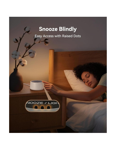 Máquina de Sonido Dreamegg D1 Nova con Luz Nocturna 10 Colores