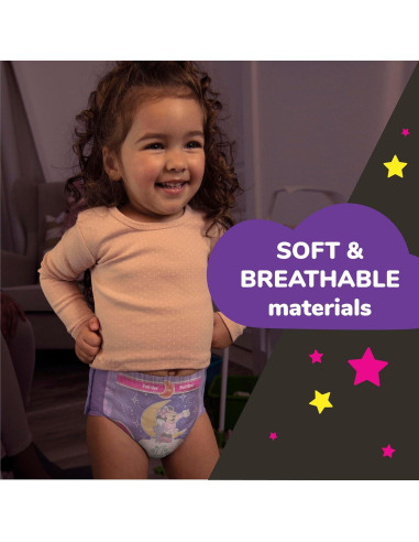 Pantalones de Entrenamiento Nocturno Pull-Ups Niñas 3T-4T 60 Unidades