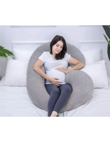 Almohada Corporal de Maternidad 1 MIDDLE ONE en Forma de C 145 cm Almohada Corporal de Maternidad 1 MIDDLE ONE en Forma de C 145 cm