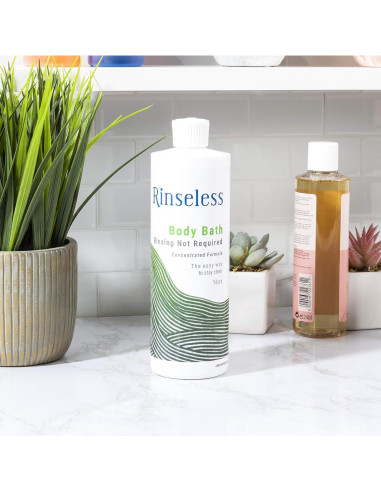 Baño Corporal Sin Enjuague Sin Agua 16 Oz - Paquete de 2