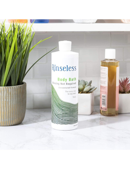 Baño Corporal Sin Enjuague Sin Agua 16 Oz - Paquete de 2 Baño Corporal Sin Enjuague Sin Agua 16 Oz - Paquete de 2