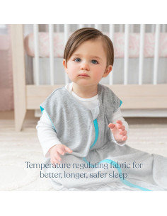 HALO Sleepsack Ideal Temp Manta Bebé TOG 1.0 Gris Grande 2