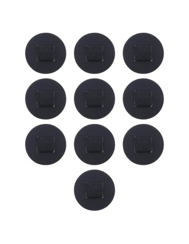 Soporte de Lápiz Autoadhesivo Oedema 10 Pcs Negro 55 mm