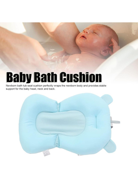 Cojín de Asiento para Baño de Bebé Flotante Oso Azul Cojín de Asiento para Baño de Bebé Flotante Oso Azul