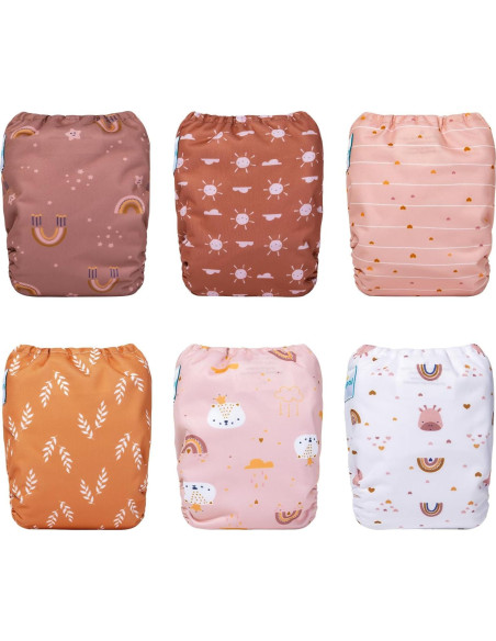 Paquete de 13 Pañales de Tela Babygoal para Recién Nacidos 2.3-5.4kg Paquete de 13 Pañales de Tela Babygoal para Recién Nacidos 2.3-5.4kg